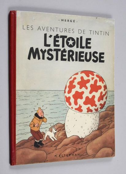 HERGÉ. TINTIN 10. L'ÉTOILE MYSTÉRIEUSE EDITION ORIGINALE CASTERMAN 1942. A18.
Dos...