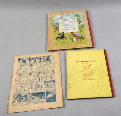 HERGÉ UN ENSEMBLE DE 7 ALBUMS DE TINTIN DONT DEUX EN ÉDITIONS ORIGINALES.
Les 7 boules...