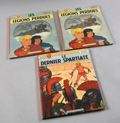 MARTIN ALIX. LES LÉGIONS PERDUES. EO X2
Deux exemplaires en éditions originales Casterman...