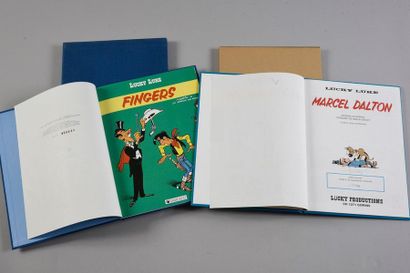 MORRIS "LUCKY LUKE 
A set 7 in original editions and head prints and in near-new...