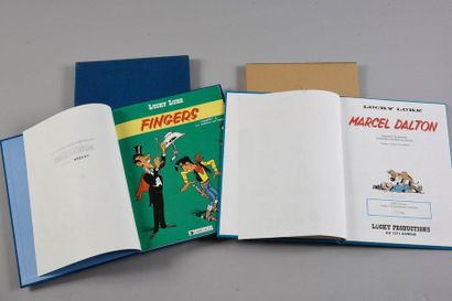 MORRIS "LUCKY LUKE 
A set 7 in original editions and head prints and in near-new...