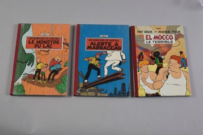 TIBET 
Ric Hochet and Chick Bill, a set of 5 albums in first editions of APC to nine.
-...