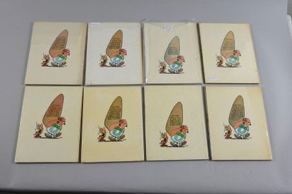 UDERZO 
Asterix, a set of 10 albums in original editions and one reissue, from near...