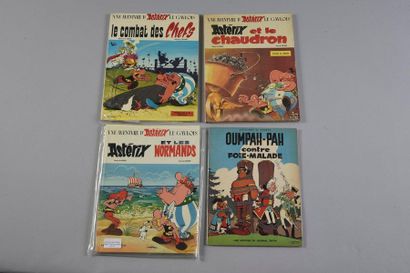 UDERZO 
Astérix, un ensemble de 10 albums en éditions originales et une réédition,...