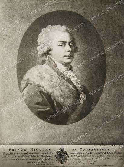 null NICOLAS BORISSOVITCH, prince Youssoupoff (1751-1831).
Portrait photographique...