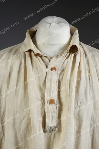 null SHIRT THAT BELONGED TO COUNT LEON TOLSTOY THE MOST FAMOUS RUSSIAN WRITER. RUSSIAN...