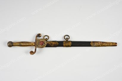 null DAGGER OF OFFICER OF THE NAVY
OF SAINT-ANNE AND SAINT-GEORGES. 
 Bronze pommel...
