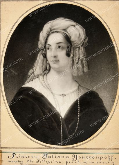 null TATIANA VASSILIEVNA, Princess Youssoupoff, née Engelhardt (1769-1841). 
 B&W...