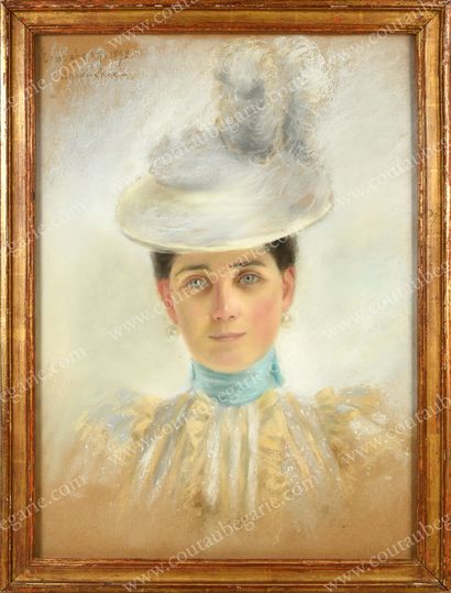  ÉLISABETH FÉODOROVNA, grande-duchesse de Russie (1864-1918). Portrait de la princesse...