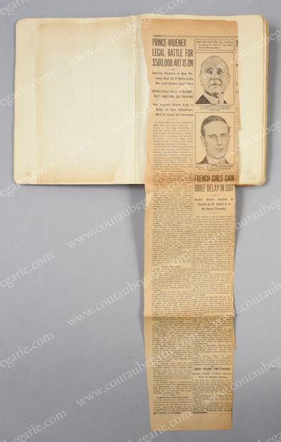 null SCRAPBOOK
OF PRINCE FÉLIX YOUSSOUPOFF. 
 Containing press clippings from 1925...
