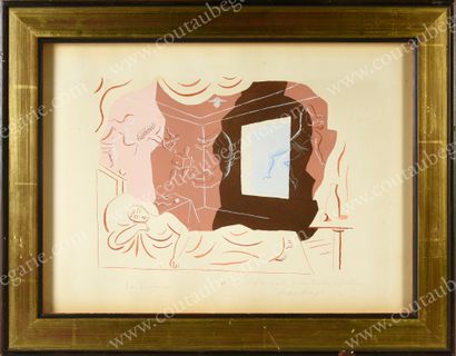 HUGO Jean (1894-1984). La Lumière.
Stencil on paper, with an autograph dedication...