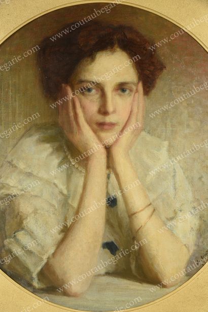 LEONTOVSKY Alexandre Mikhaïlovitch (1865-1928). Portrait de la jeune princesse Irina...