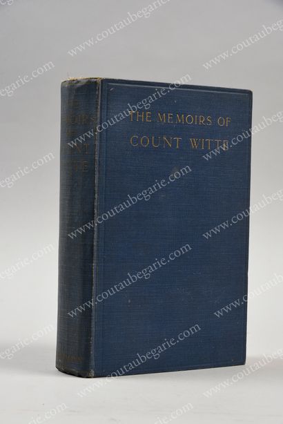 YARMOLINSKY Abraham. The Memoirs of count Witte, publié à Londres, aux Éditions William...