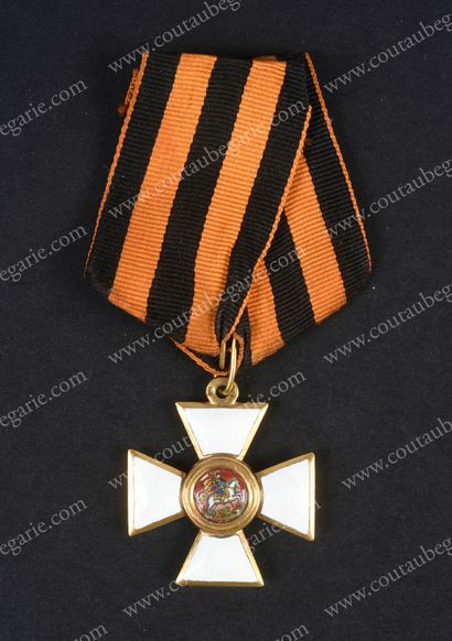 ORDRE DE SAINT-GEORGES (Russie). Croix d'officier...