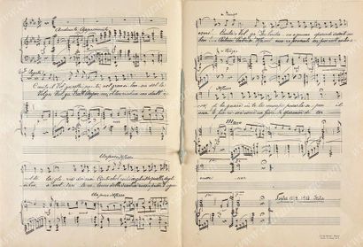 null KYRIL WLADIMIROVITCH, grand-duc de Russie (1876-1938).
Partition musicale originale...