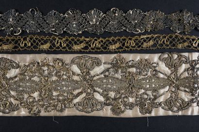 Gold and silver lace, France or Italy, 17th...