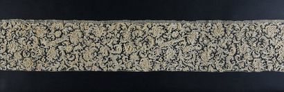 null Border, Gros Point of Venice, 3rd quarter of the 17th century.
Wide needle lace...