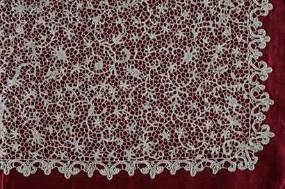 null Pan de cravat, transition lace, needle, late 17th century.
Probable French work...