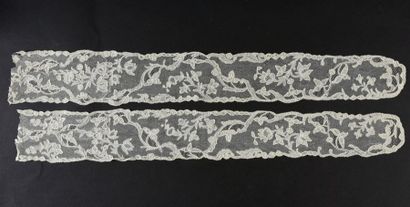 null Pair of beards, Brussels, spindles, circa 1750-60.
Drochel network Brussels...