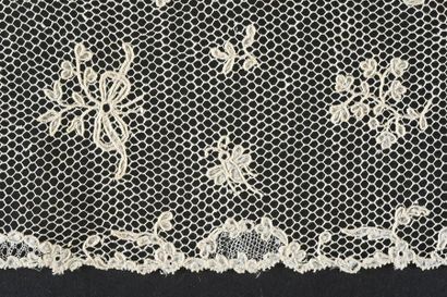 null Dragonfly and butterfly beards, needle, circa 1780-90.
Decorated with small...