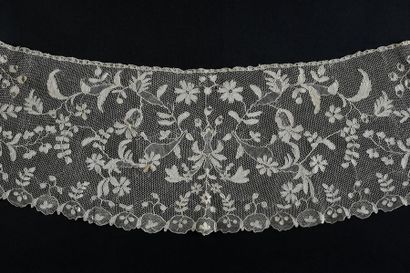 null Needle lace, Argentan and Alençon, 18th ? and 2nd half of the 19th century.
Panel...