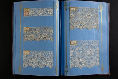 null Album of lace samples, end of the XIXth beginning of the XXth century
Elegant...