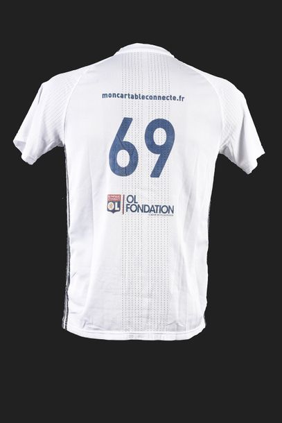 null Nabil Fekir. Olympique Lyonnais training jersey worn for the warm-up of the...