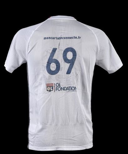 null Anthony Lopes. Olympique Lyonnais training jersey worn for the warm-up of the...