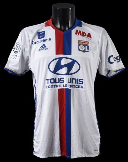 null Rachid Ghezzal. Jersey n°11 of Olympique Lyonnais for the 2016-2017 season of...