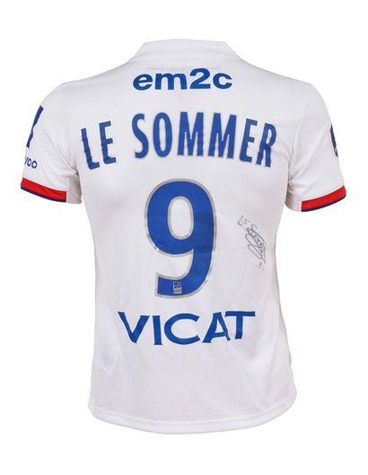 null Eugenie Le Sommer. Olympique Lyonnais jersey n°9 for the 2019-2020 season with...