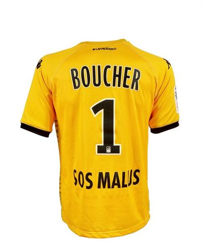 null Zacharie Boucher. Maillot n°1 du S.C.O Angers pour la rencontre du Championnat...