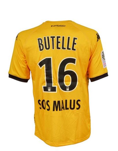 null Ludovic Butelle. Maillot n°16 du S.C.O Angers porté lors de la rencontre du...