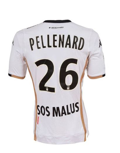 null Theo Pellenard. Jersey n°26 of the S.C.O Angers for the match of the French...