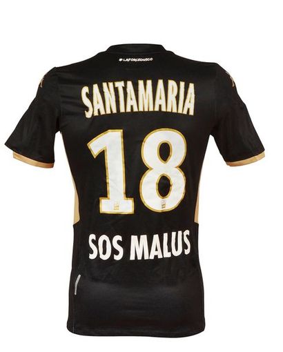 null Baptist Santamaria. Jersey n°18 worn with the S.C.O Angers against Strasbourg...