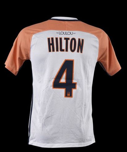 null Vitorino Hilton. Maillot n°4 du Montpellier Hérault pour la saison 2017-2018...