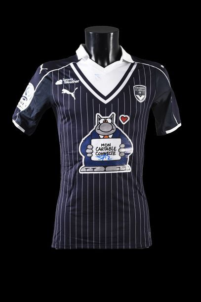 null Milan Gajic. No. 2 jersey of the Girondins de Bordeaux for the French Ligue...