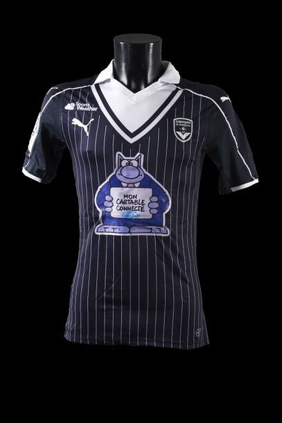 null Diego Contento. The Bordeaux Girondins' n°3 jersey worn during the French Ligue...