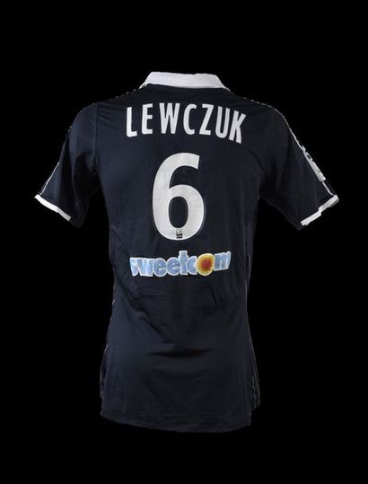 null Igor Lewczuk. Number 6 jersey of the Girondins de Bordeaux for the French Ligue...