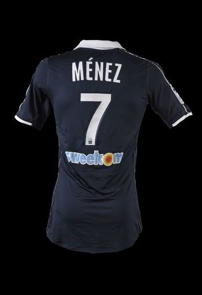 null Jérémy Ménez. The Bordeaux Girondins' jersey n°7 worn during the French Ligue...