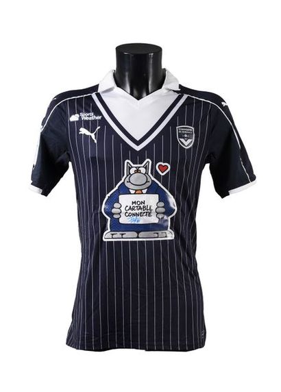 null François Kamano. Jersey n°11 of the Girondins de Bordeaux for the match of the...