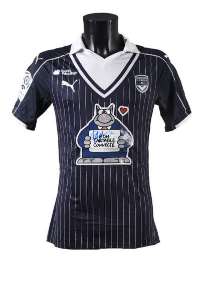 null Isaac Kiesethelin. Maillot n°12 des Girondins de Bordeaux porté lors de la rencontre...