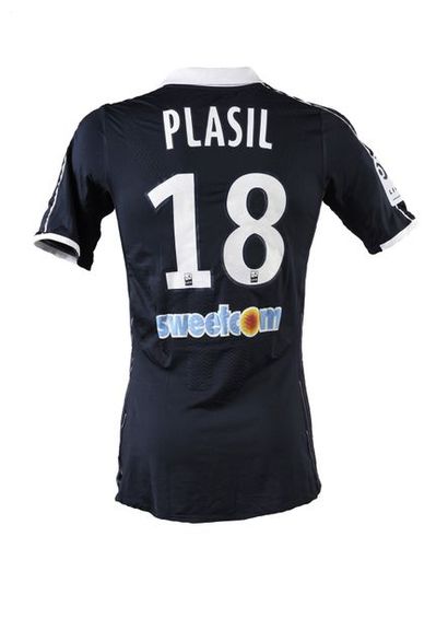 null Jaroslav Plasil. Jersey n°18 of the Girondins de Bordeaux worn during the French...
