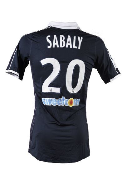 null Youssouf Sabaly. Jersey n°20 of the Girondins de Bordeaux worn during the French...