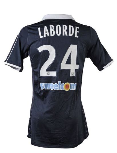 null Gaëtan Laborde. Jersey n°24 of the Girondins de Bordeaux worn during the French...