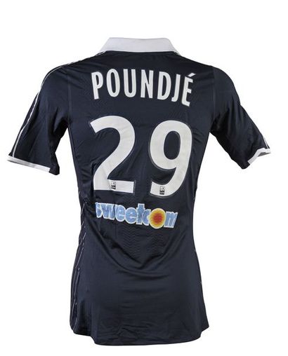 null Maxime Poundjé. Jersey n°29 of the Girondins de Bordeaux for the French Ligue...