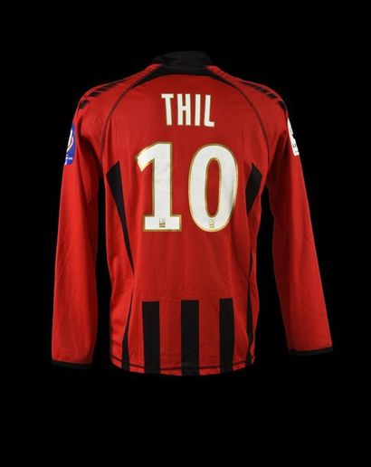 null Gregory Thil. US Boulogne jersey n°10 worn during the 2010-2011 season of the...