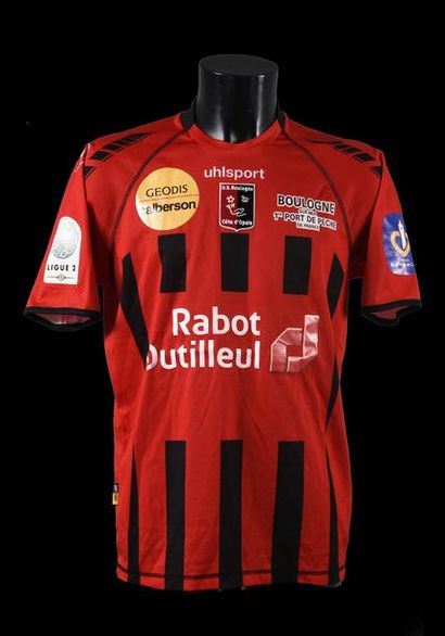 null Yoann Lachor. US Boulogne jersey n°3 worn for the 2011-2012 season of the French...