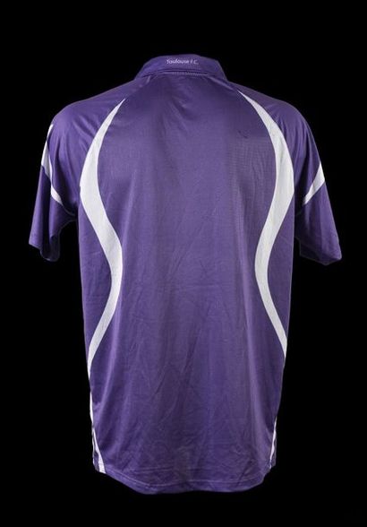 null Toulouse Football Club jersey with the signatures of the team's players for...