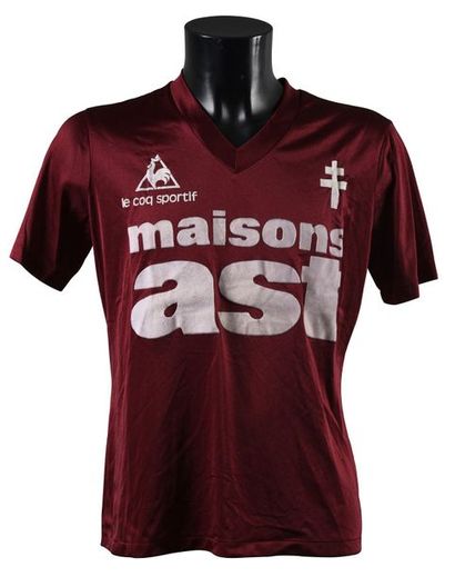 null Philippe Hinschberger. FC Metz jersey n°9 worn during the 1978-1979 season of...