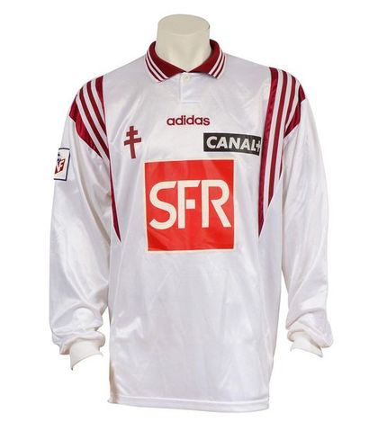 null Rigobert Song. Maillot n°4 du FC Metz face au Paris Saint-Germain en 1/4 de...